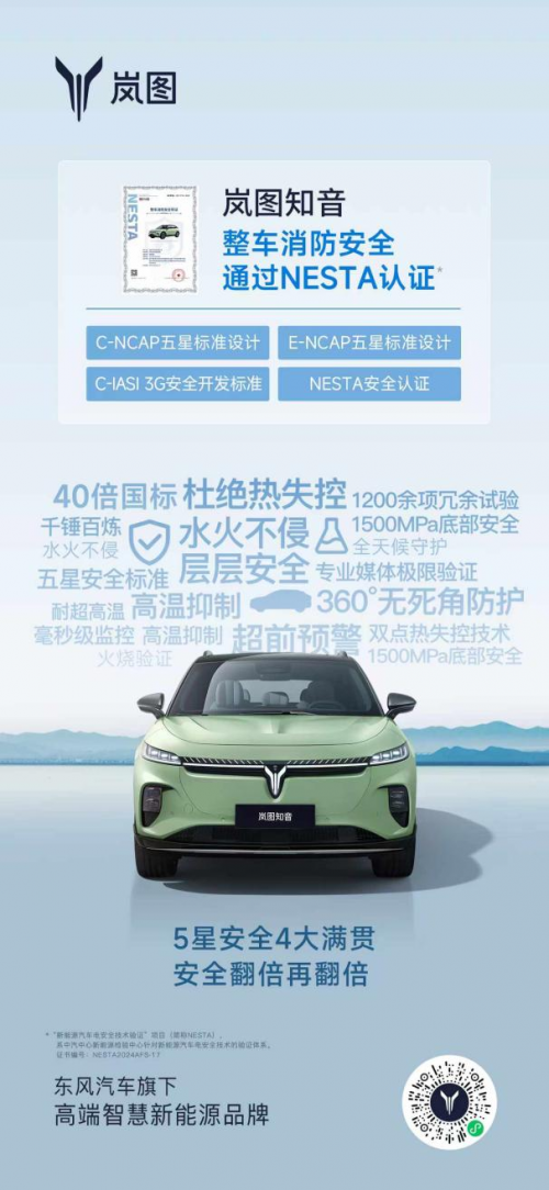 16層電池防護(hù)結(jié)構(gòu)！電池與消防測試滿分，嵐圖知音榮獲NESTA認(rèn)證！(圖6)