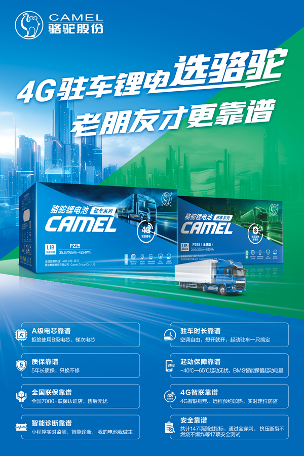 老朋友才更靠譜！駱駝駐車鋰電三代全新上市(圖1)